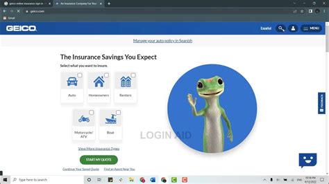 geico lienholder login account.